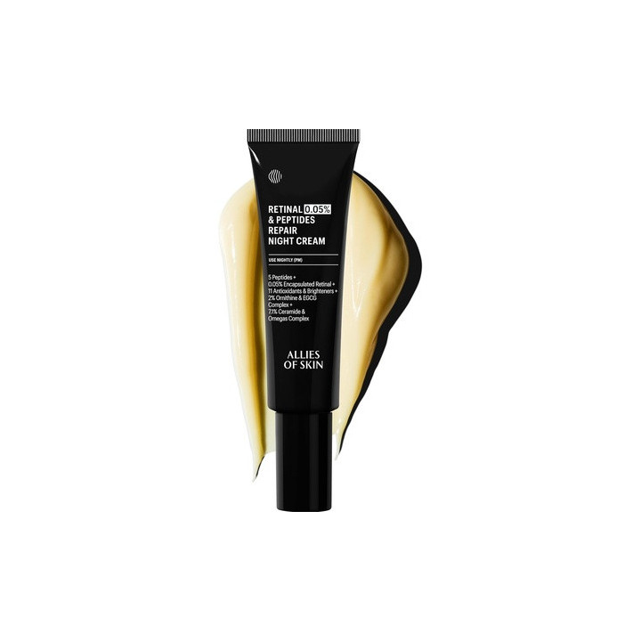 Allies Of Skin Retinal 0.05% & Peptides Repair Night Cream Face Cream 