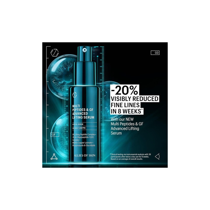 Allies of Skin — Sérum visage peptides, 30 ml | Bellasoa Paris