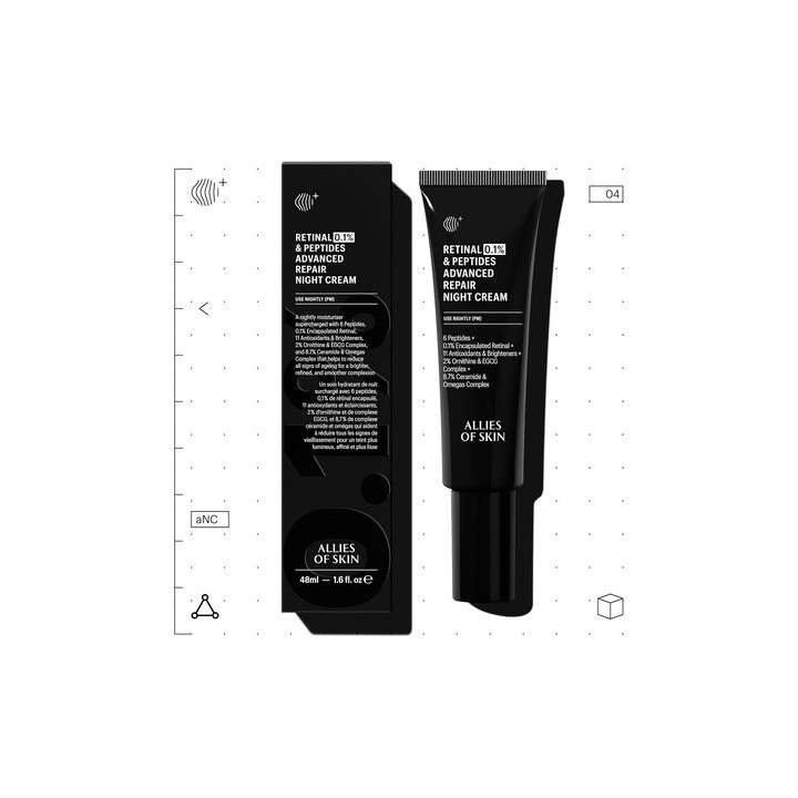 Allies Of Skin Retinal 0.1% And Peptides Advances Repair Night Cre… | 