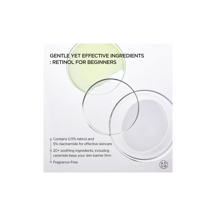 Anua Retinol 0.3% + Niacin Renewing Anti-aging Face Serum 30 Ml | Bell