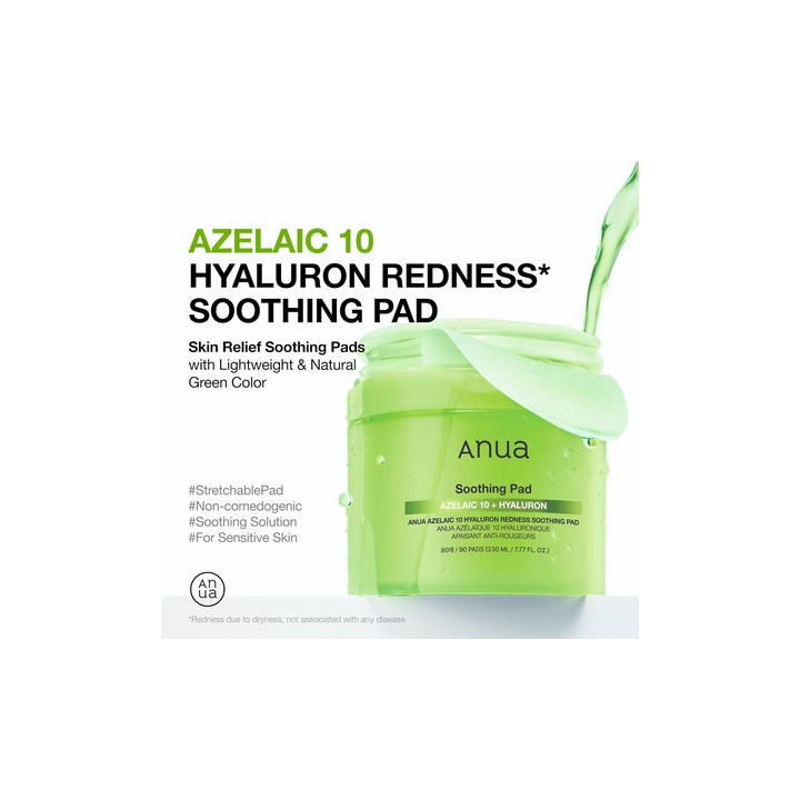 Anua — Lotion tonique acide azélaïque, 90 pièces | Bellasoa Paris