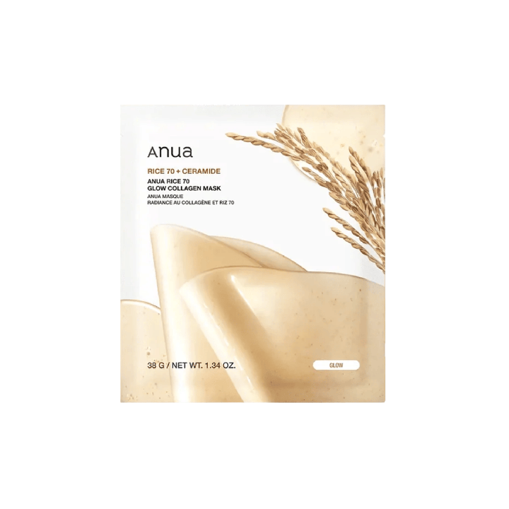 Anua — Masque visage riz, 38 g | Bellasoa Paris