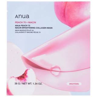 Anua — Masque visage pêche, 38 g | Bellasoa Paris