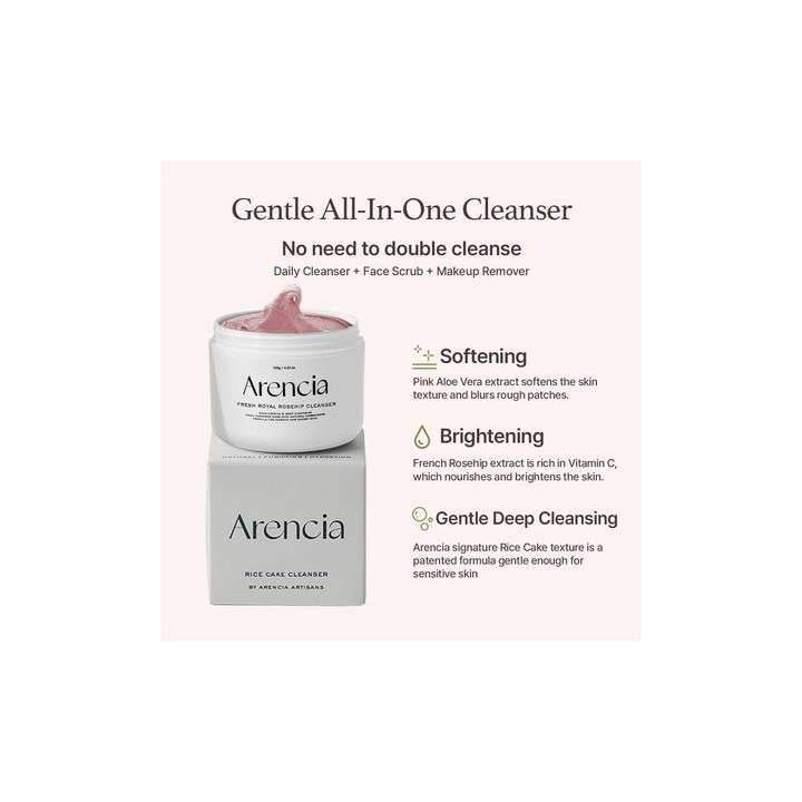 Arencia — Baume démaquillant églantier, 120 g | Bellasoa Paris