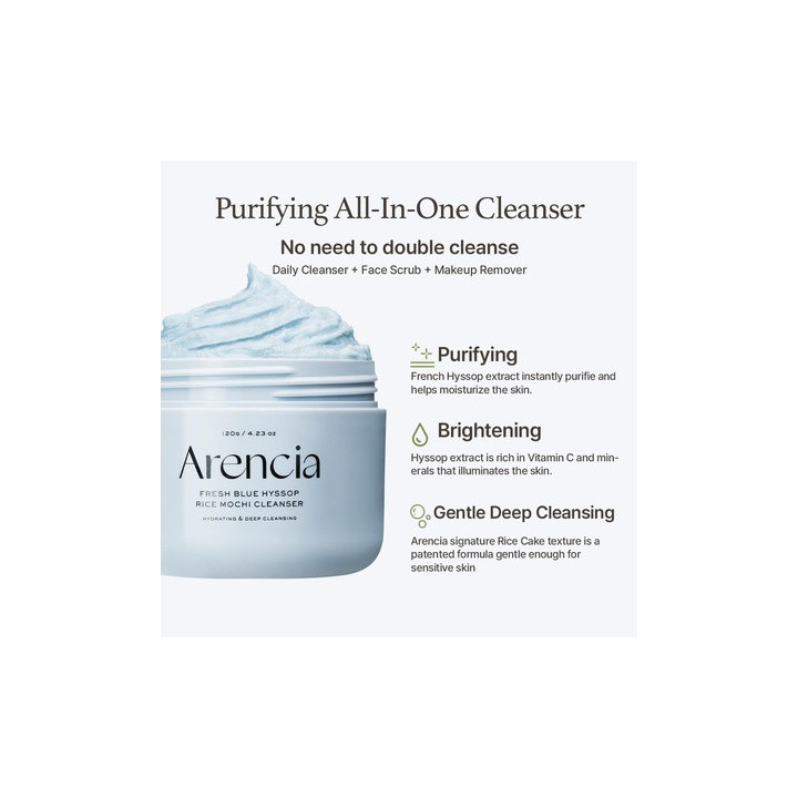 Arencia — Baume démaquillant hysope, 120 g | Bellasoa Paris