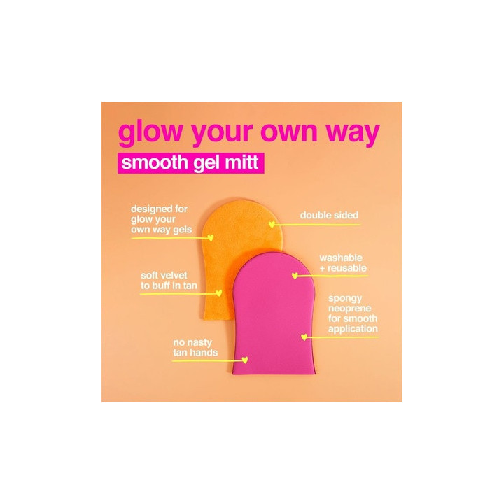 B.tan Glow Your Own Way-smooth Gel Mitt | Bellasoa Paris
