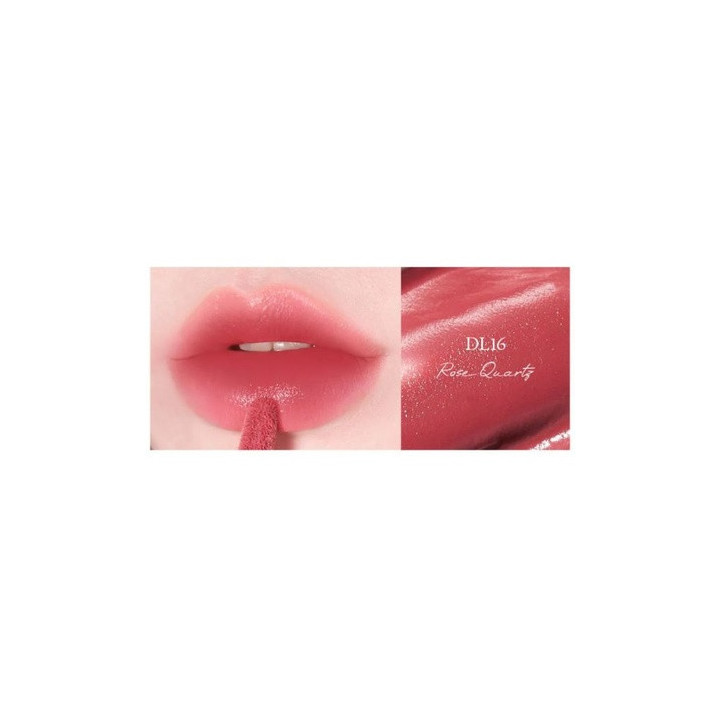 Black Rouge Double Layer Over Velvet 3 DL16 Rose Quartz Lip Gloss 4.1g