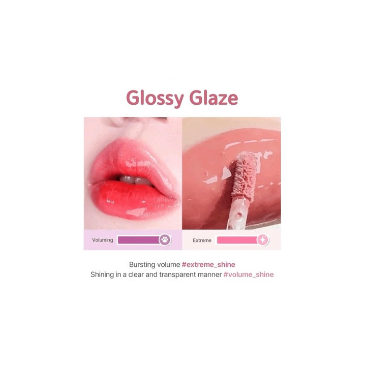 Black Rouge Chewy Lip Glaze GZ03 Rose Bebe Lip Gloss 3.5 Gr | Bellasoa