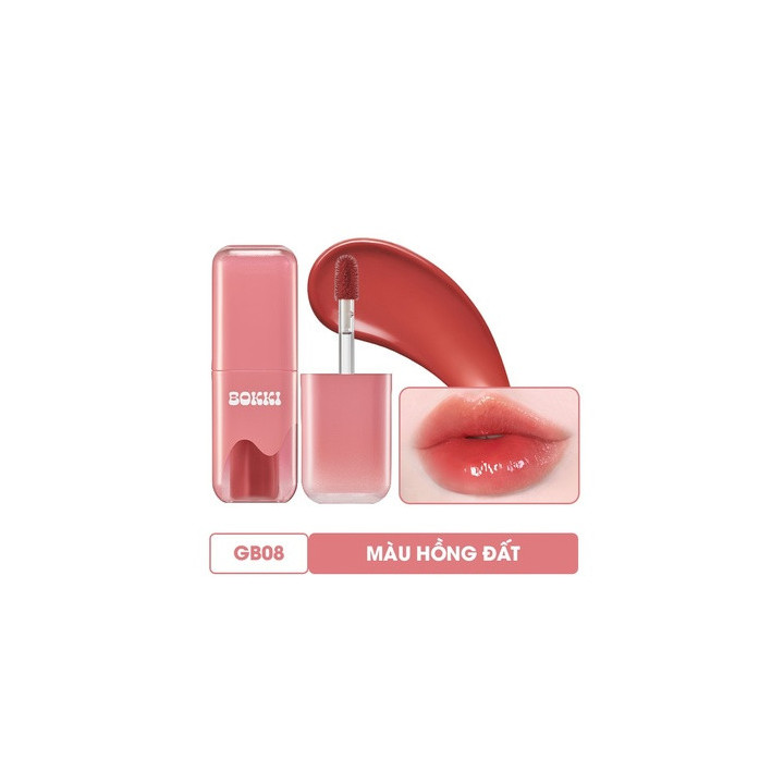 Black Rouge Glow Bokki Tint GB08 Vienna Rose Lip Tint 4.85 Gr | Bellas