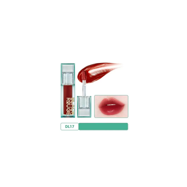 Black Rouge Double Layer Over Velvet 3 DL17 Red Sapphire Lip Gloss 4.1
