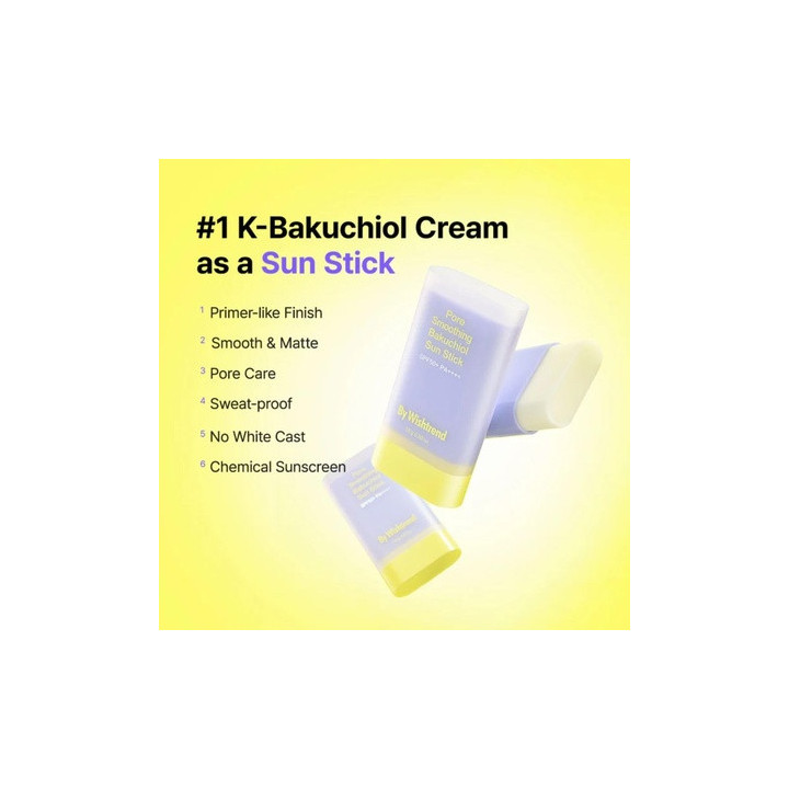 By Wishtrend Pore Smoothing Bakuchiol Sun Stick SPF50+ Pa++++ Face Sti