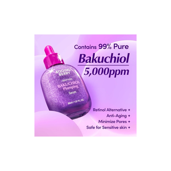 Eqqualberry — Sérum visage bakuchiol, 30 ml | Bellasoa Paris