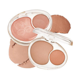 Fwee Mellow Dual Blusher ND02 Down Tempo Blush 7.2 Gr | Bellasoa Paris