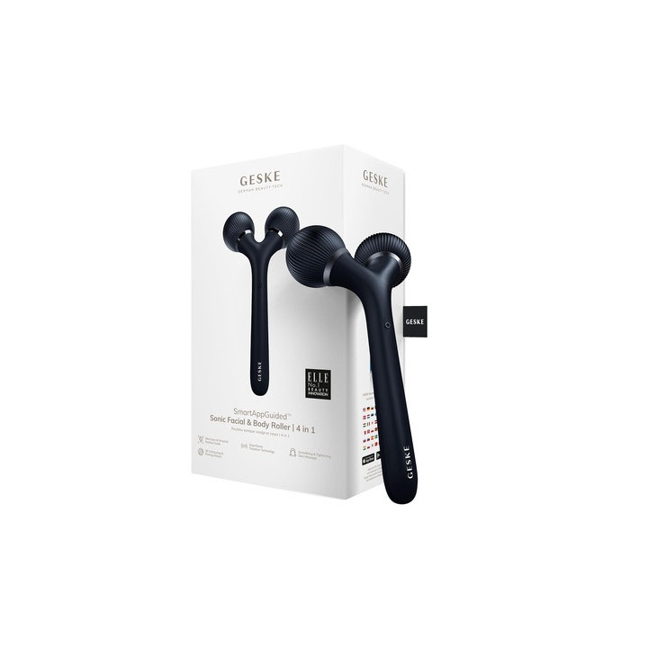 Geske Sonic Facial And Body Roller 4 In 1 Black Massager | Bellasoa Pa