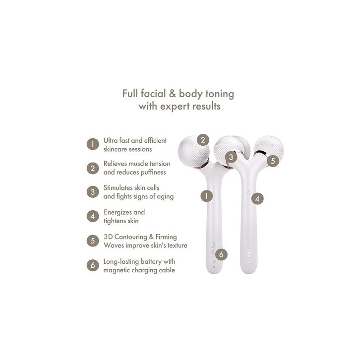 Geske Sonic Facial And Body Roller 4 In 1 Starlight Massager | Bellaso