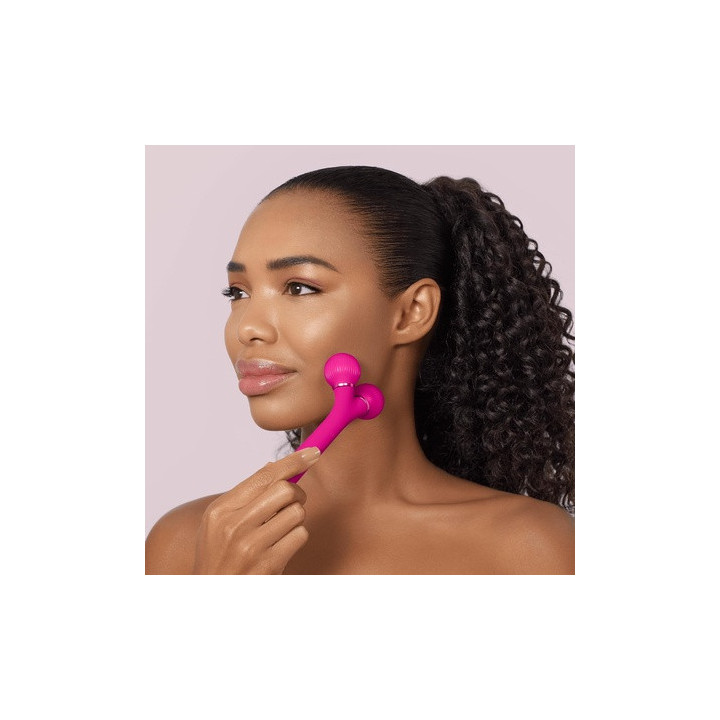 Geske Sonic Facial Roller 4 In 1 Magenta | Bellasoa Paris