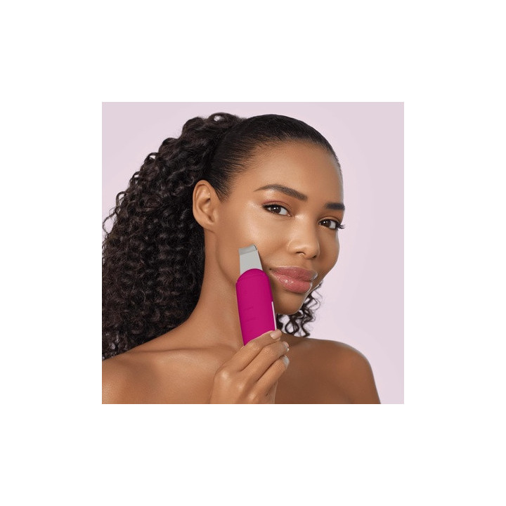 Geske Microcurrent Skin Scrubber And Blackhead Remover 9 In 1 Magenta 