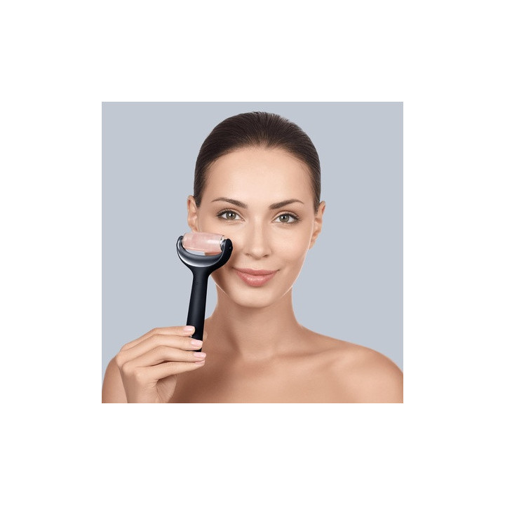 Geske Microneedle Face And Body Roller 9 In 1 Black | Bellasoa Paris