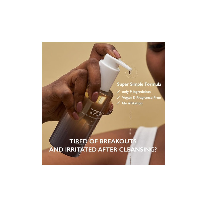Haruharu Wonder — Huile nettoyante riz, 30 ml | Bellasoa Paris