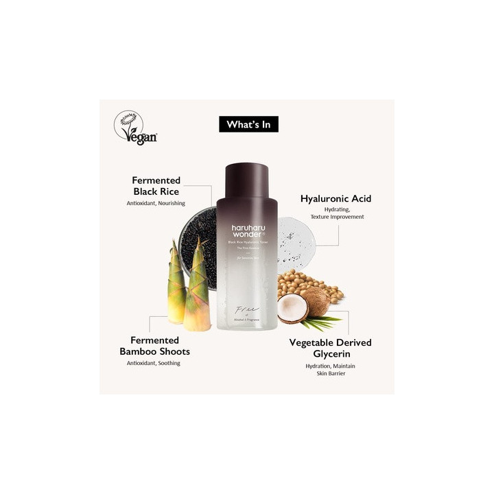 Haruharu Wonder — Lotion tonique riz, 150 ml | Bellasoa Paris