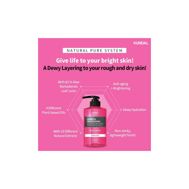 Kundal Honey & Macadamia Pure Body Lotion English Rose Body Lotion… | 