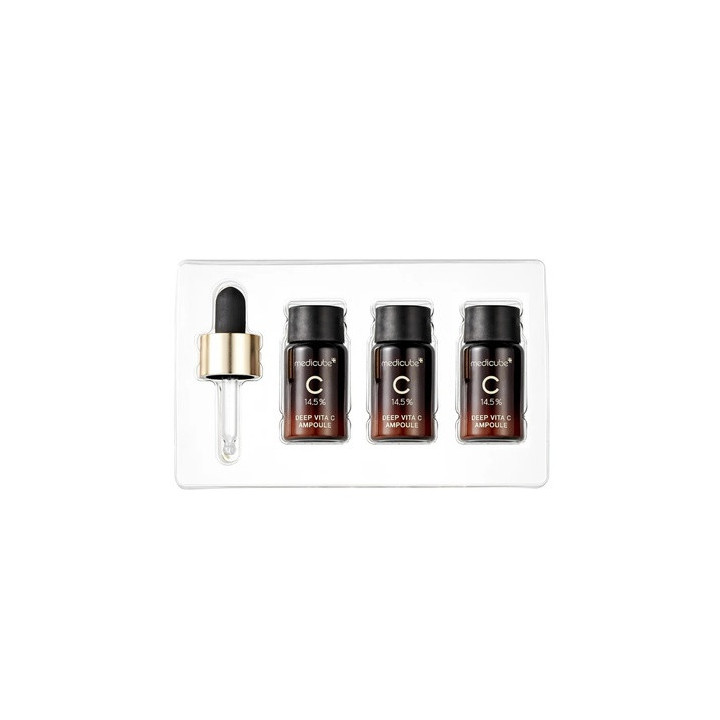 Medicube Deep Vita C Ampoule 2.0 Face Serum 3x10ml | Bellasoa Paris