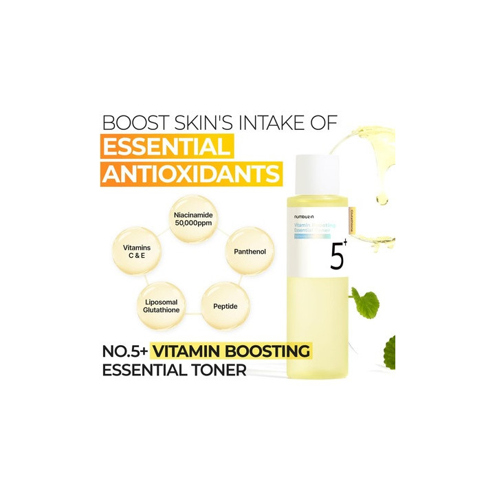 Numbuzin — Lotion tonique vitamine C, 200 ml | Bellasoa Paris