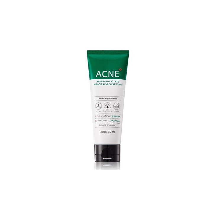 Some By Mi Aha-bha-pha 30 Days Miracle Acne Clear Foam 100 Ml | Bellas