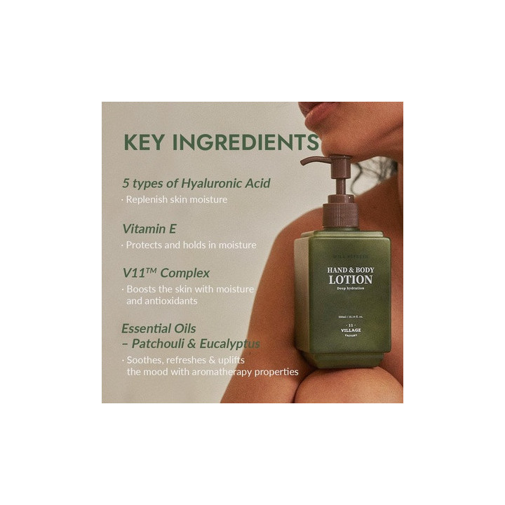Village 11 Factory Will Refresh Hand And Body Wash Hydrating Shower Ge
