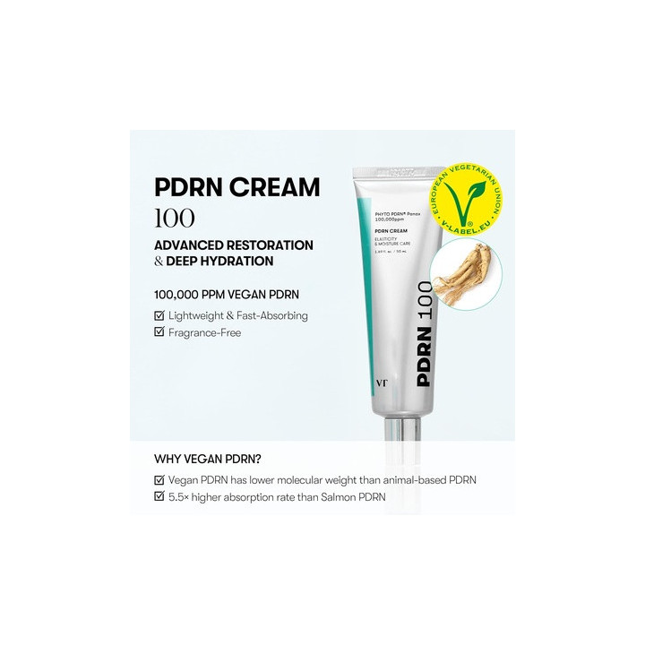 Vt Cosmetics — Crème PDRN, 50 ml | Bellasoa Paris