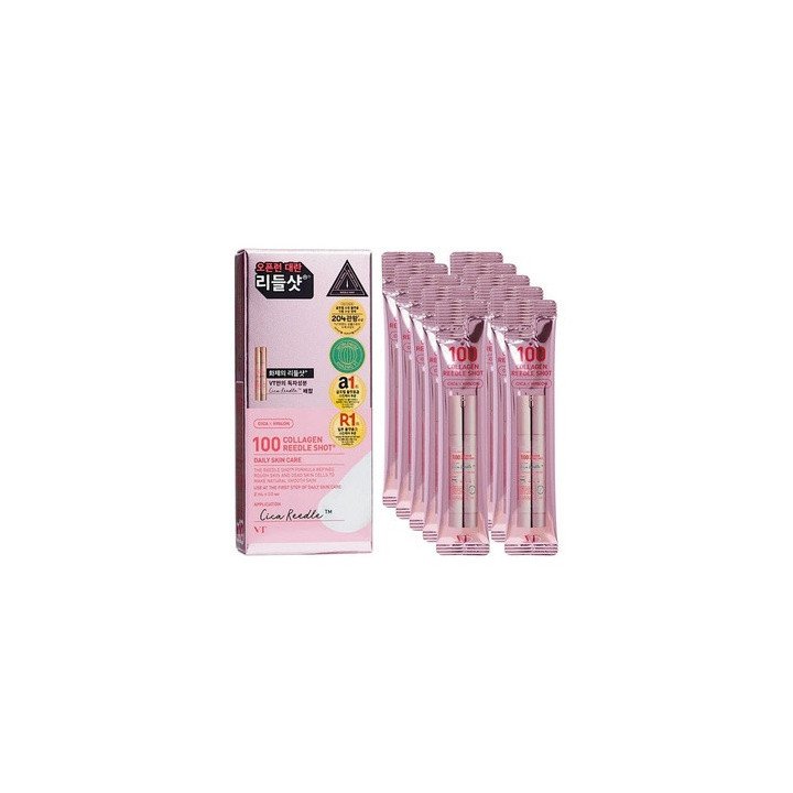 Vt Cosmetics 100 Collagen Reedle Shot 2MLX10PCS | Bellasoa Paris