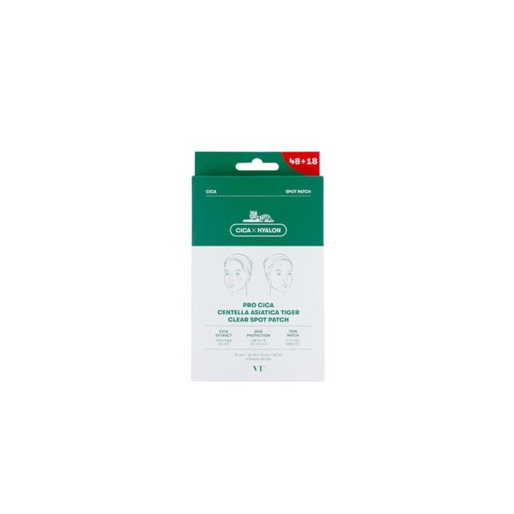 Vt Cosmetics Pro Cica Centella Asiatica Tiger Clear Spot Patch | Bella