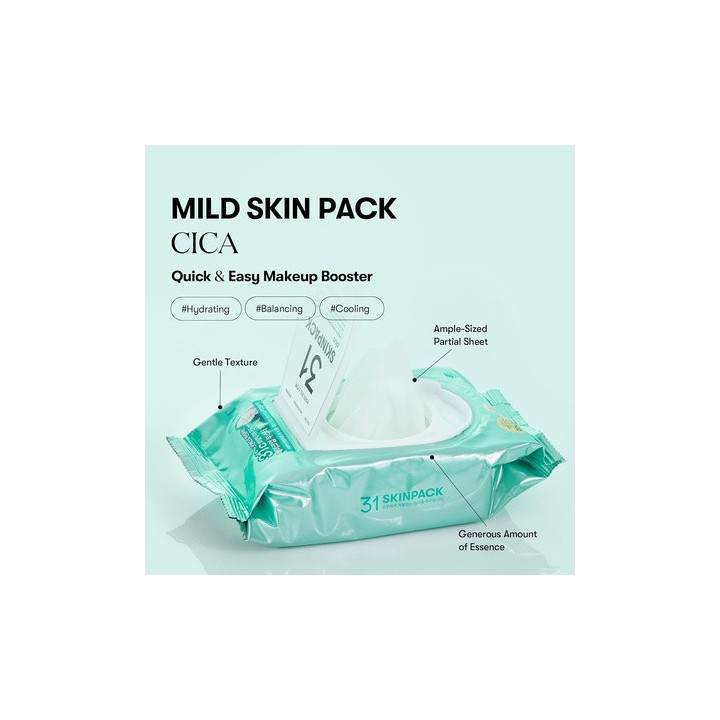 Vt Cosmetics — Masque tissu cica, 100 pièces | Bellasoa Paris