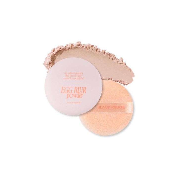 Black Rouge Egg Blur Powder Nu Peach | Bellasoa Paris