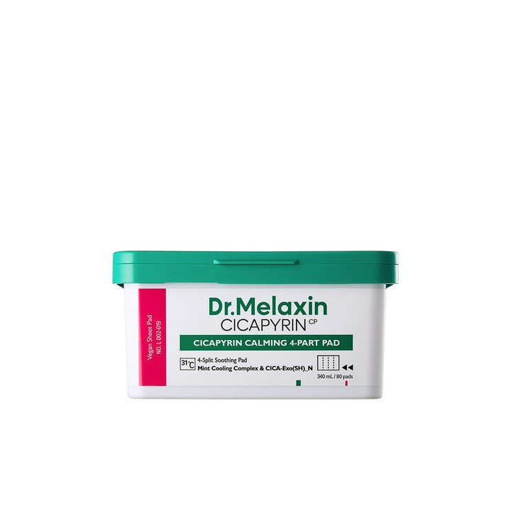 Dr.melaxin Cicapyrin Calming 4-PART Pads 80CT | Bellasoa Paris
