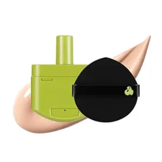 Unleashia Satin Wear Green Cushion 23N | Bellasoa Paris