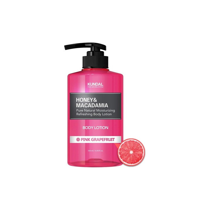 Kundal Honey&macadamia Pink Grapefrut Lotion 500ML | Bellasoa Paris