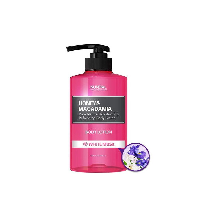 Kundal Honey&macadamia White Musk Lotion 500ML | Bellasoa Paris