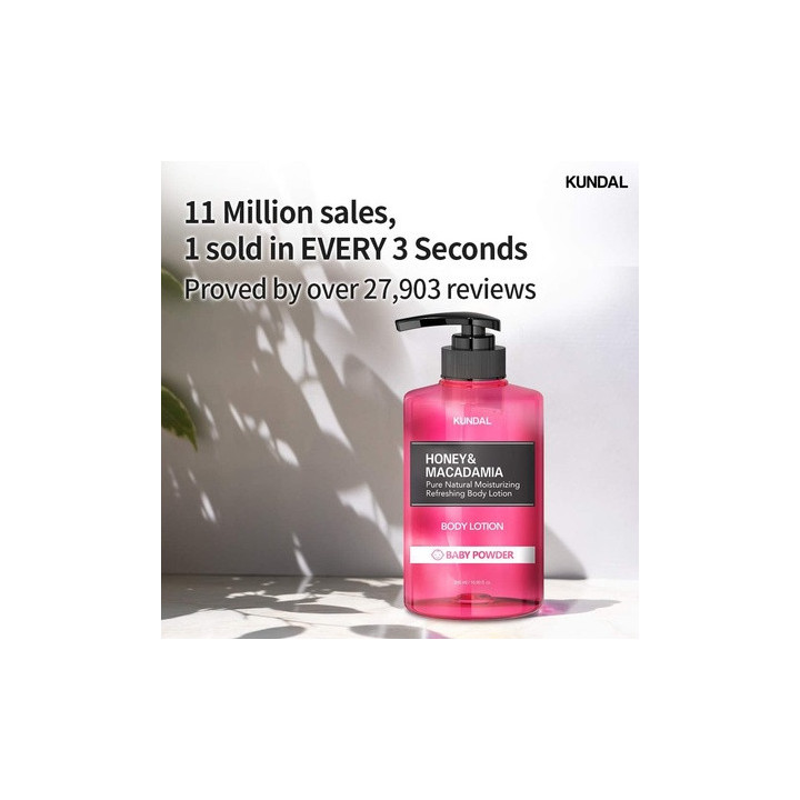 Kundal Honey&macadamia White Musk Lotion 500ML | Bellasoa Paris