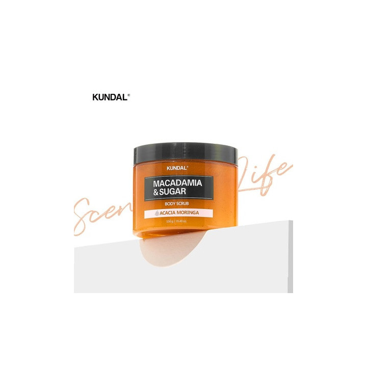 Kundal Macadamia&sugar White Musk Scrub 550G | Bellasoa Paris