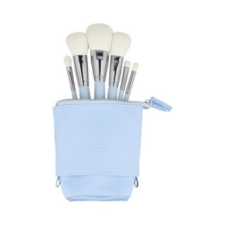 Ilu Basic Mu Blue Makeup Brush 6PCS Set | Bellasoa Paris