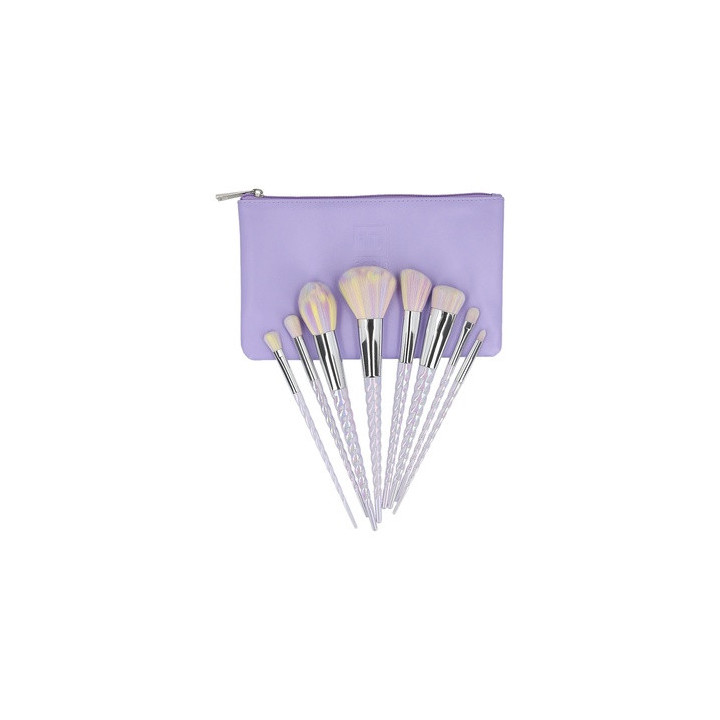 Ilu Basic Mu Unicorn Light Makeup Brush 8PCS Set | Bellasoa Paris