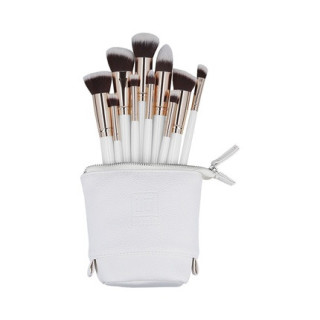 Ilu Basic Mu White Makeup Brush 10PCS Set | Bellasoa Paris