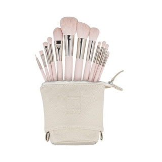 Ilu Basic Mu White Makeup Brush 12PCS Box Set | Bellasoa Paris