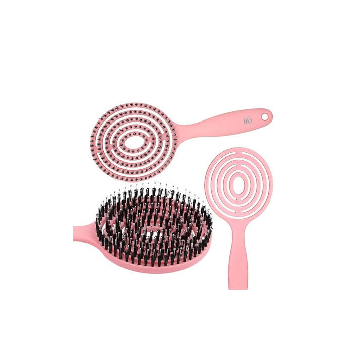 Ilu Hr Brush Lollipop Pink | Bellasoa Paris