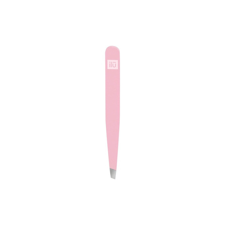 Ilu Mu Acc Tweezers Slant, Pink | Bellasoa Paris