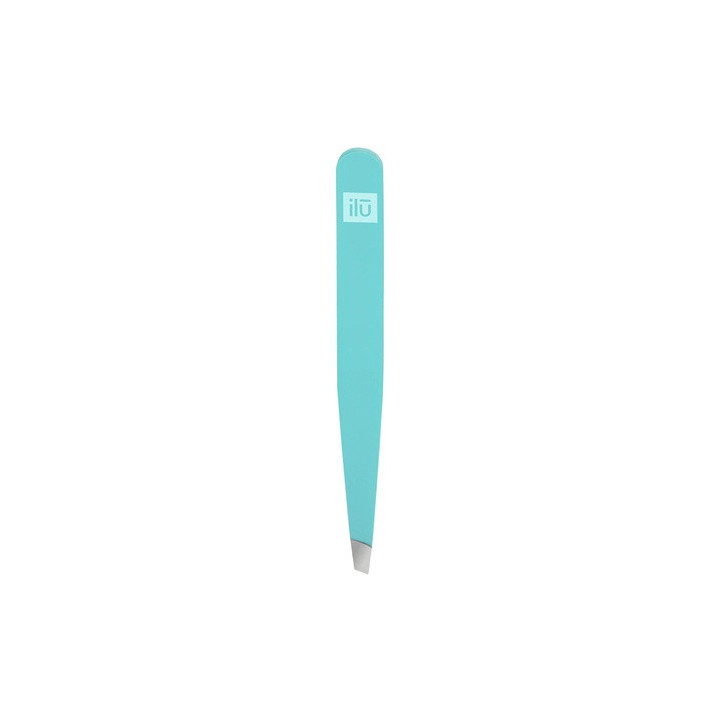 Ilu Mu Acc Tweezers Slant, Turquoise | Bellasoa Paris
