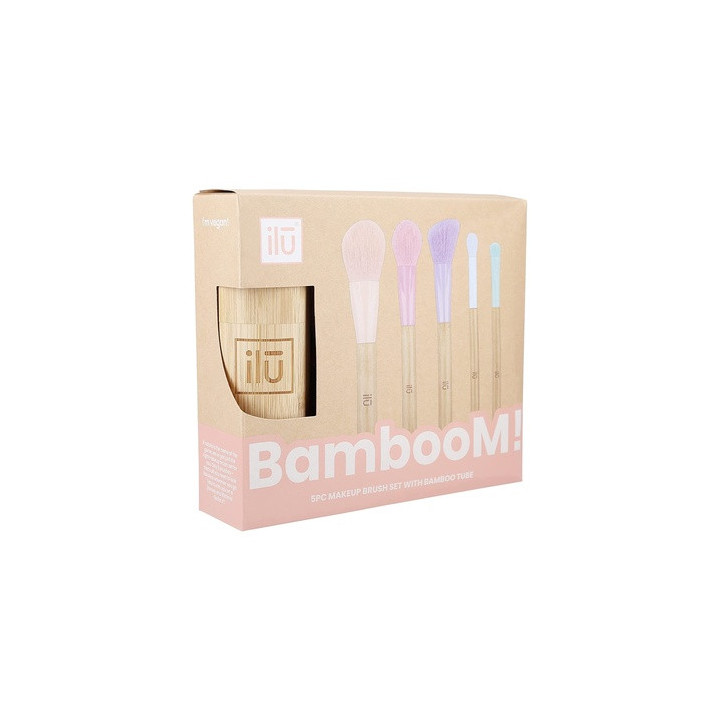 Ilu Mu Brush Bamboom 5PCS+TUBE Set | Bellasoa Paris
