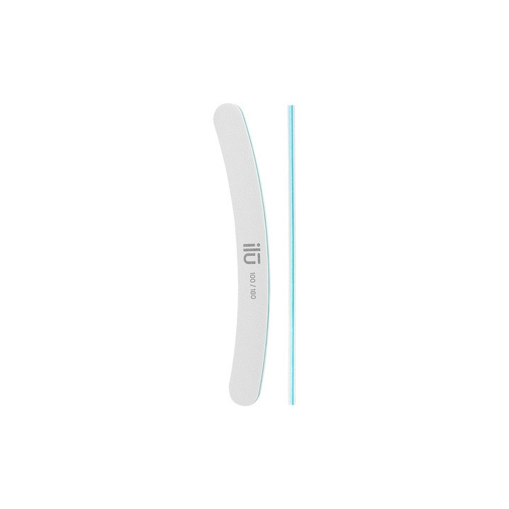Ilu Ns Nail File White Banana Grid 100/180 | Bellasoa Paris
