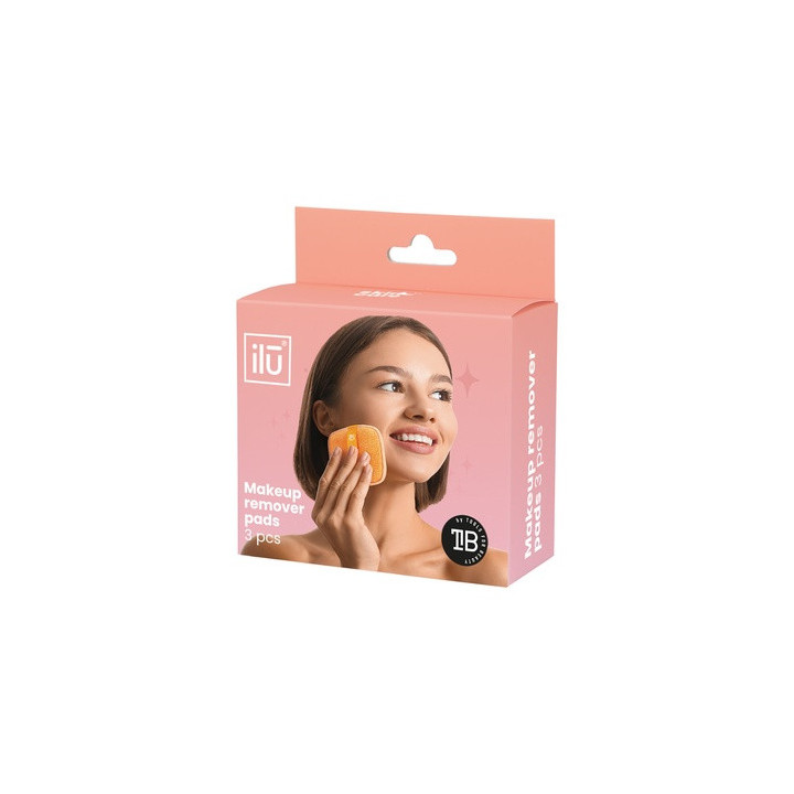 Ilu Sc Makeup Remover Pads Orange 3PCS | Bellasoa Paris